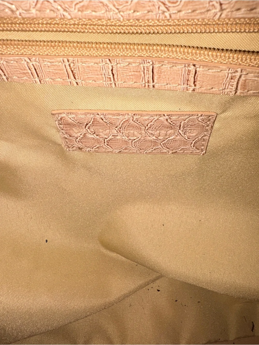 Tan Faux Snakeskin Oversized Hobo Shoulder Bag Y2K vegan leather